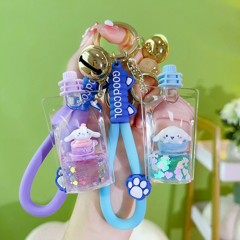 Xilan Trang Sức / Móc Khóa Hình Chú Chó Cinnamon Tinh Tế Dễ Thương