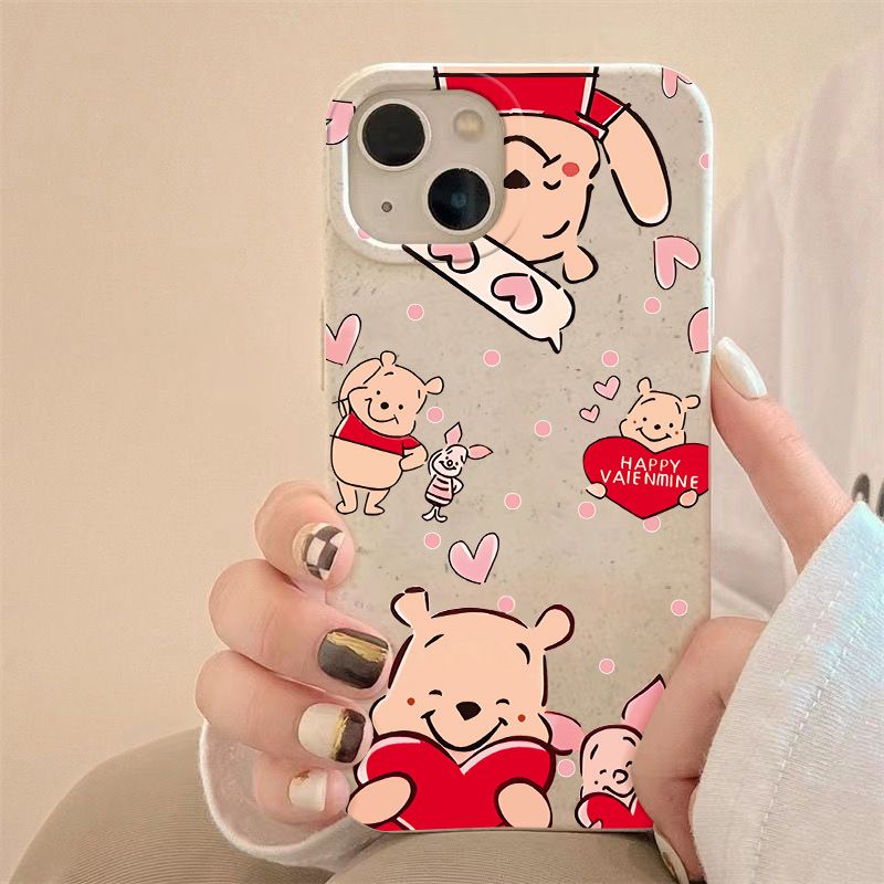Ốp Điện Thoại Mềm Chống Sốc In Hình Gấu Pooh Cho Iphone 12 8 13 Max 11 14pro7