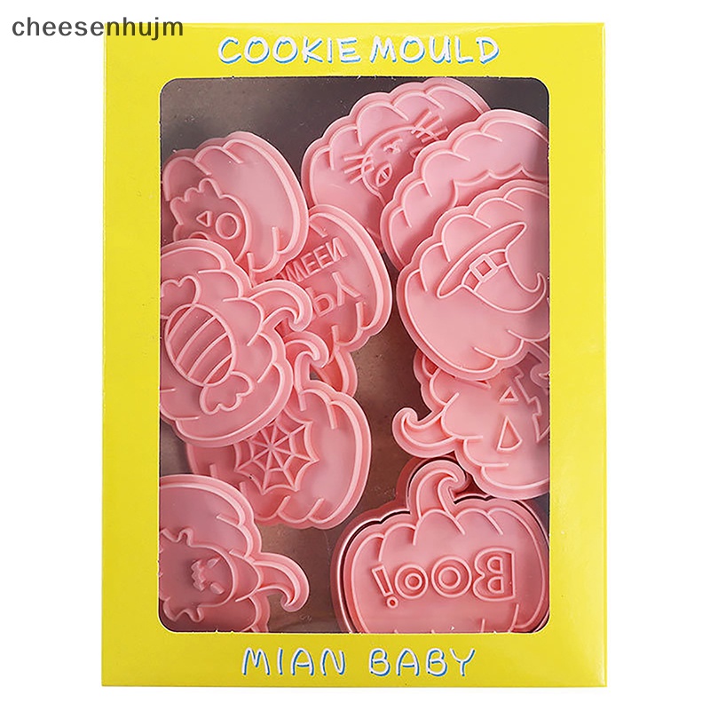 Set 10 Khuôn Cắt Bánh Quy Phong Cách Halloween Ấn Tượng