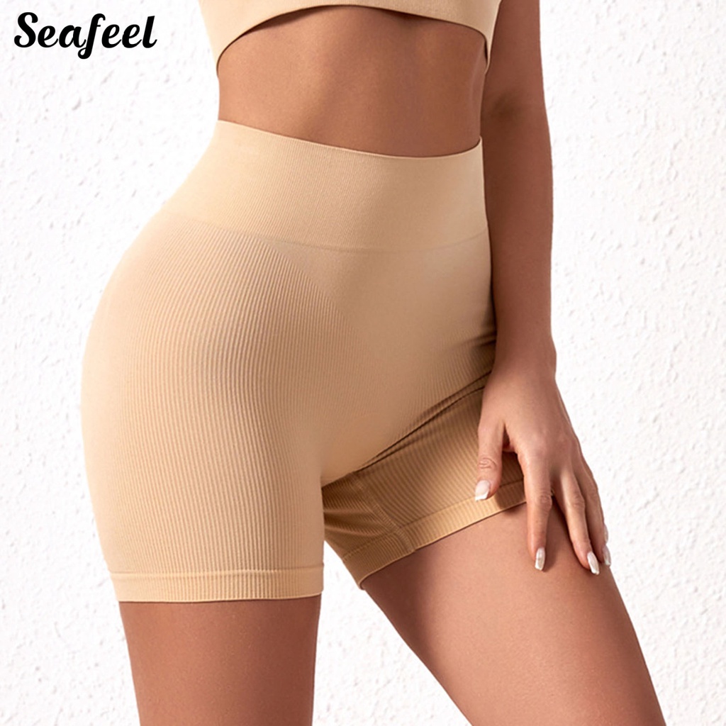 Quần Sooc Lưng Thun Co Giãn Thoáng Khí Bảo Vệ Bụng An Toàn Cho Nữ