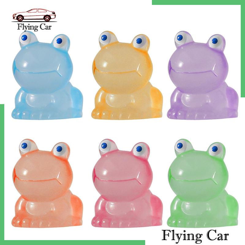 Mô Hình Chú Ếch Mini Bằng Resin Dạ Quang Trang Trí Bánh Kem