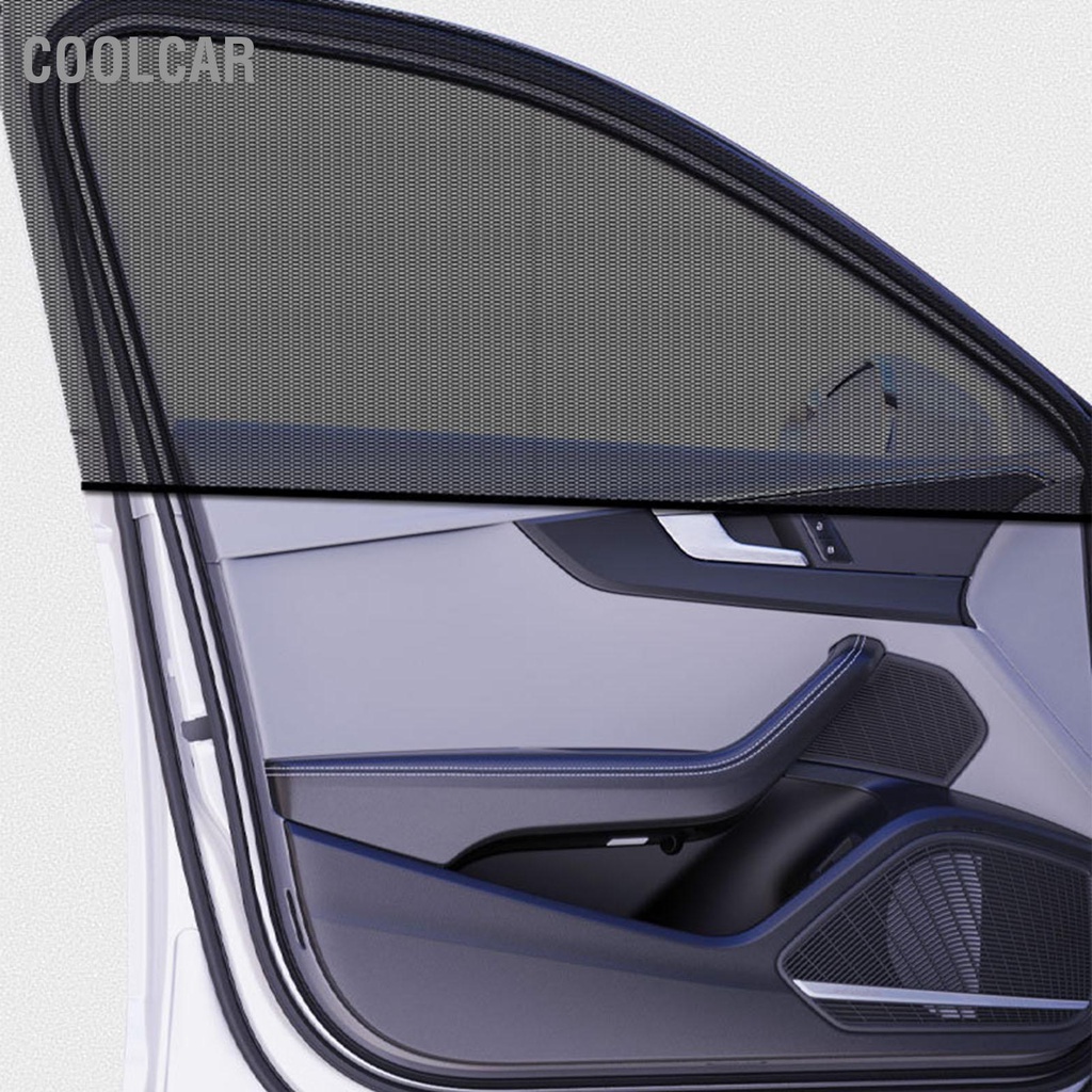 2 Chiếc Màn Lưới Che Nắng Cửa Sổ Xe Hơi - Chống Nắng Và Tia UV Thoáng Khí Màn Cho Xe Cắm Trại - CoolCar