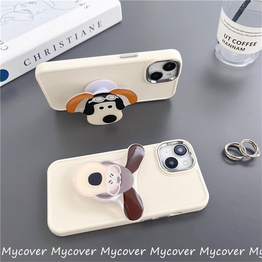 Ốp Điện Thoại Silicone Mềm Chống Sốc In Hình Chú Cún Cho iPhone 11 12 13 14 Pro Max X Xr Xs 8 7 6 Plus SE 2020 Đứng