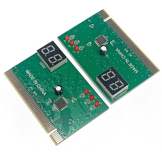 Post card pc chẩn đoán 2 chữ số pci post card adapter bo mạch chủ tester analyzer nhựa kim loại mã ổn định cao cho máy tính