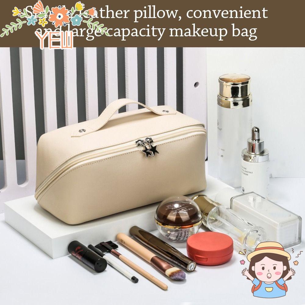 Túi Đựng Mỹ Phẩm Bằng Da PU Sức Chứa Lớn Đa Năng Tiện Dụng Cho Nữ