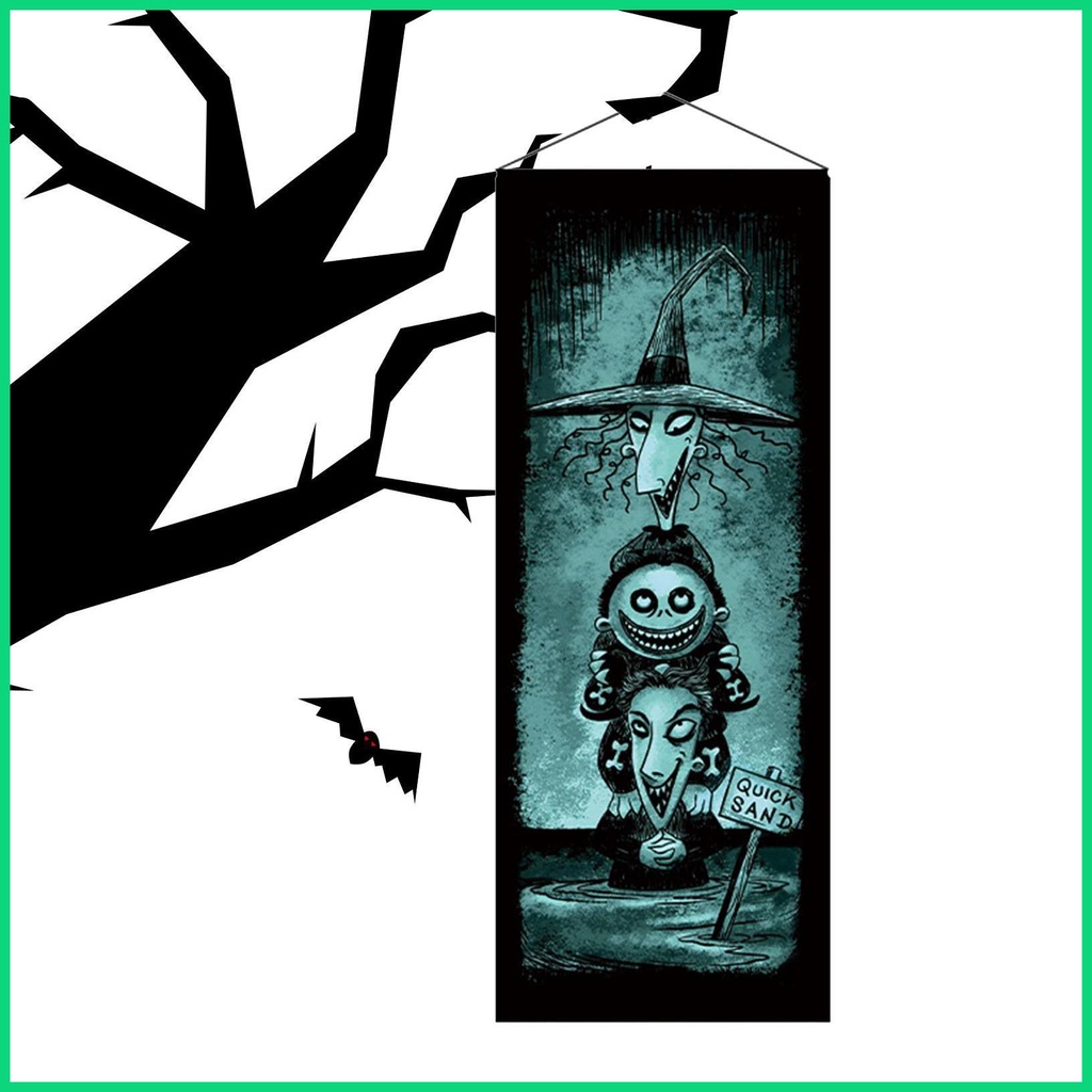 Cờ Treo In Hình Nhân Vật Phim Kinh Dị Chống Nước Tái Sử Dụng Được Cho Tiệc Halloween