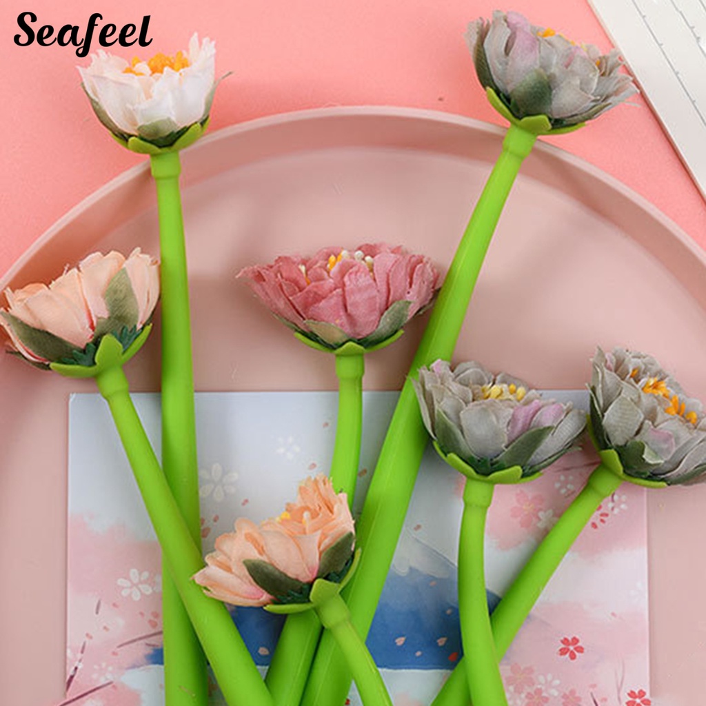 Bút Mực Chống Trầy Xước Họa Tiết Hoa Xinh Xắn