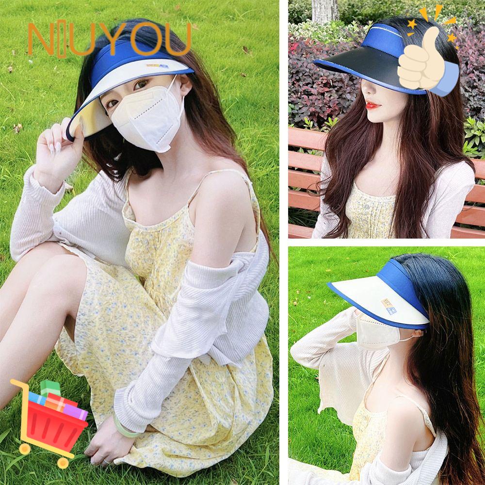 Mũ Rộng Vành Hở Chóp Chống Tia UV Thời Trang Đi Biển Mùa Hè