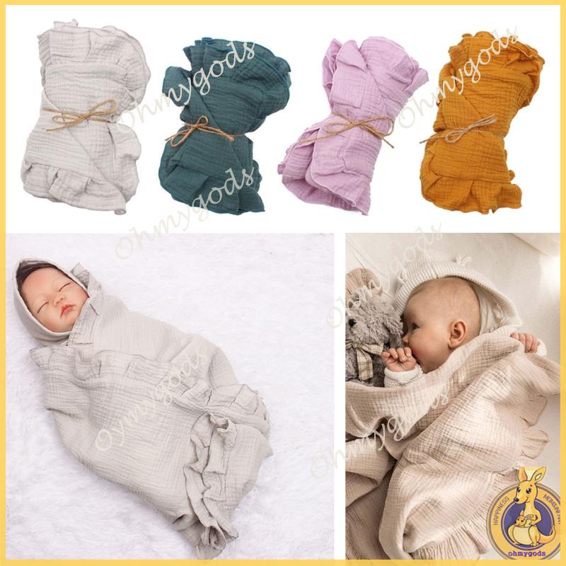 Chăn Quấn Em Bé Bằng Cotton Mềm Mại Xinh Xắn