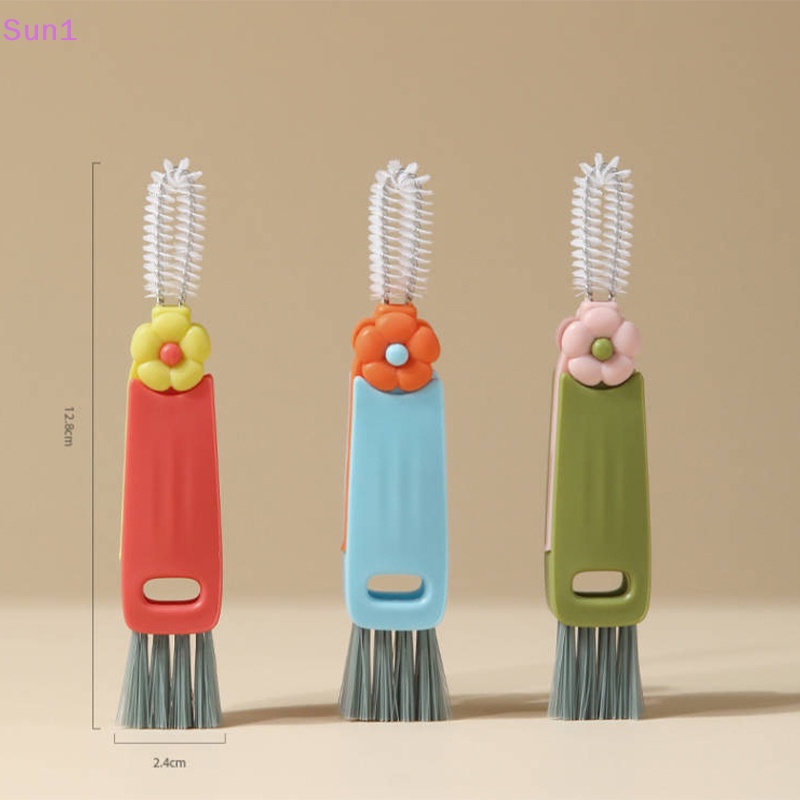 Set 1 Cọ Vệ Sinh Bình Sữa Em Bé 3 Trong 1 Tiện Dụng