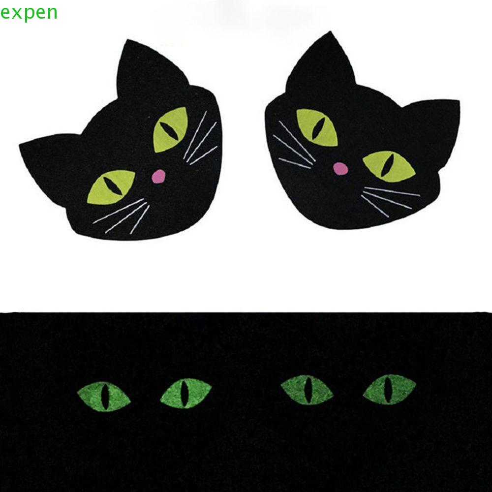 EXPEN Miếng Dán Ngực Hình Mèo Dạ Quang Dễ Thương Dùng Một Lần
