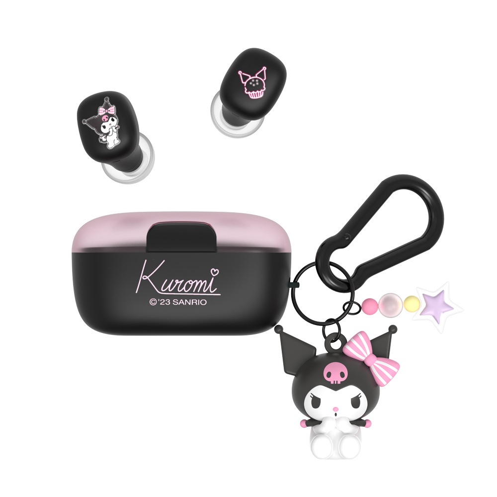 Tai Nghe Bluetooth 5.1 Không Dây Sanrio JS-0102 Âm Thanh Siêu Trầm Kuromi Cinnamoroll My Melody Pochacco