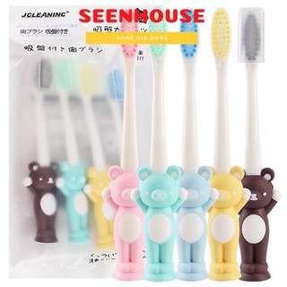 Set 4 bàn chải đánh răng cho bé