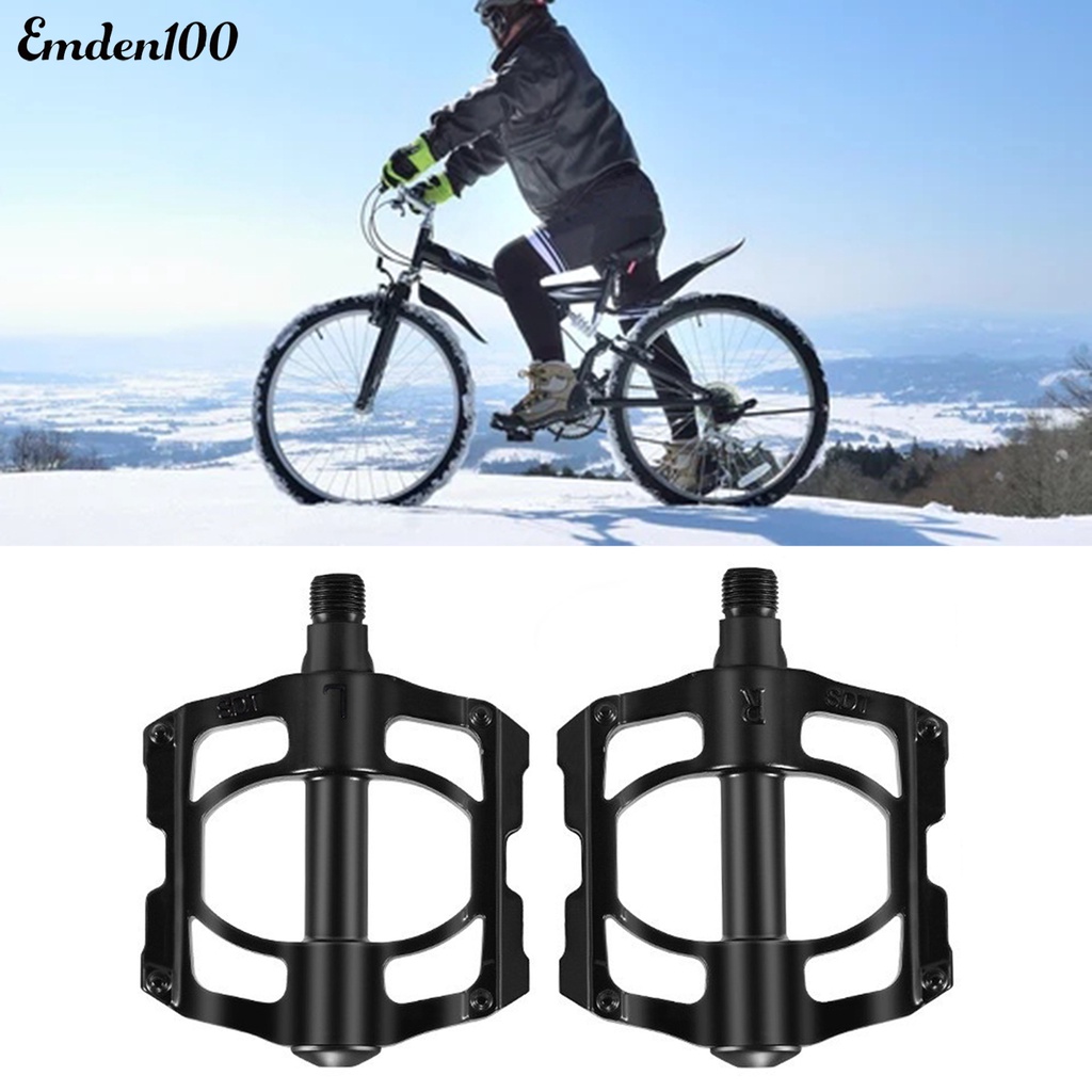 Set 2 Bàn Đạp Xe Đạp Chống Trượt Bằng Hợp Kim Nhôm