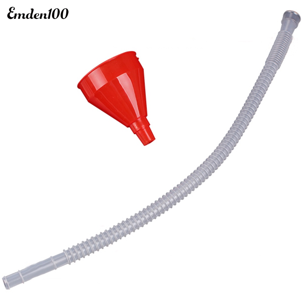 Phễu Bằng Nhựa Mềm Kèm Ống Dẫn Dầu Emden Thông Dụng Cho Xe Hơi Xe Máy