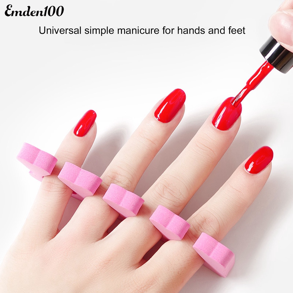 Set 2 Miếng Xốp Mềm Phân Tách Móng Chân Chuyên Dụng