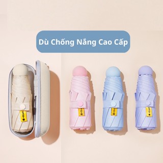 Dù Gấp Mini Hình Viên Thuốc Siêu compact Để Bảo Vệ Khỏi Nắng Và Mưa Khi Đi Học / Văn Phòng luyoo19