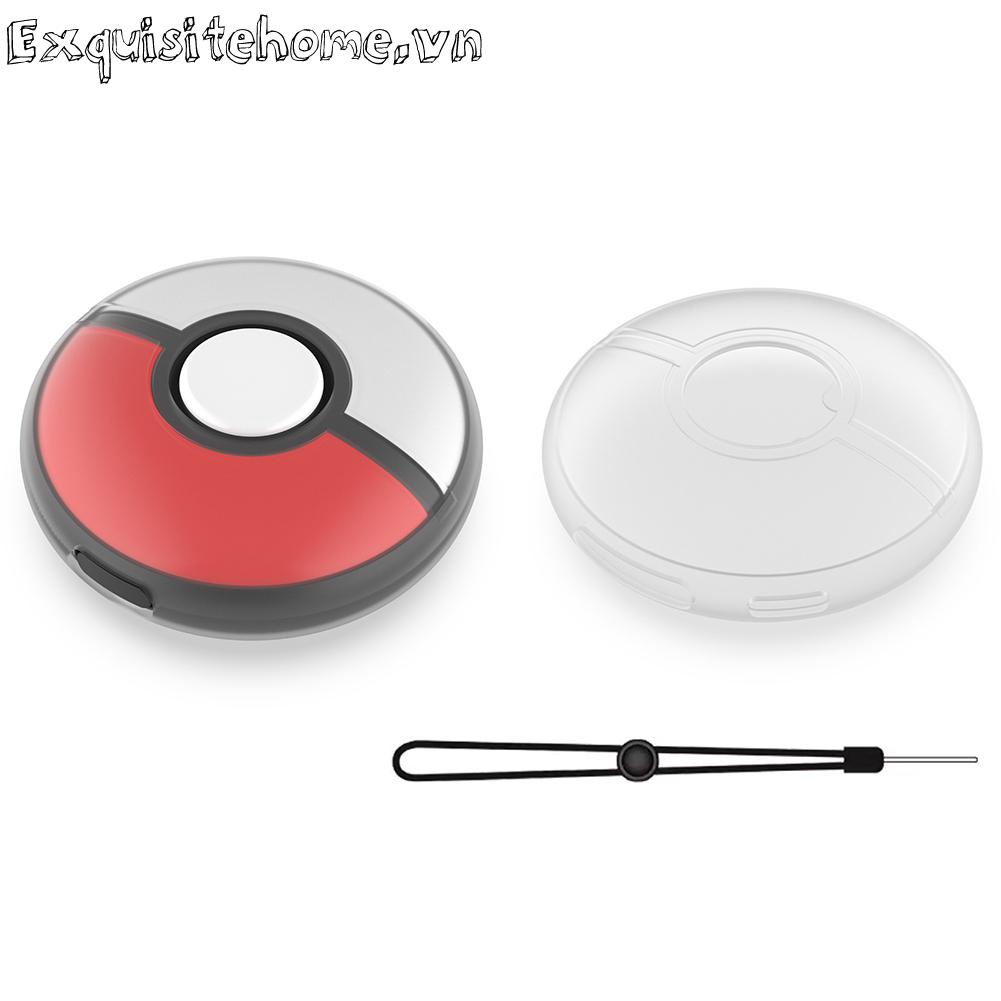 Ốp Lưng Cứng Trong Suốt Có Dây Đeo Tay Cho Pokémon GO Plus +