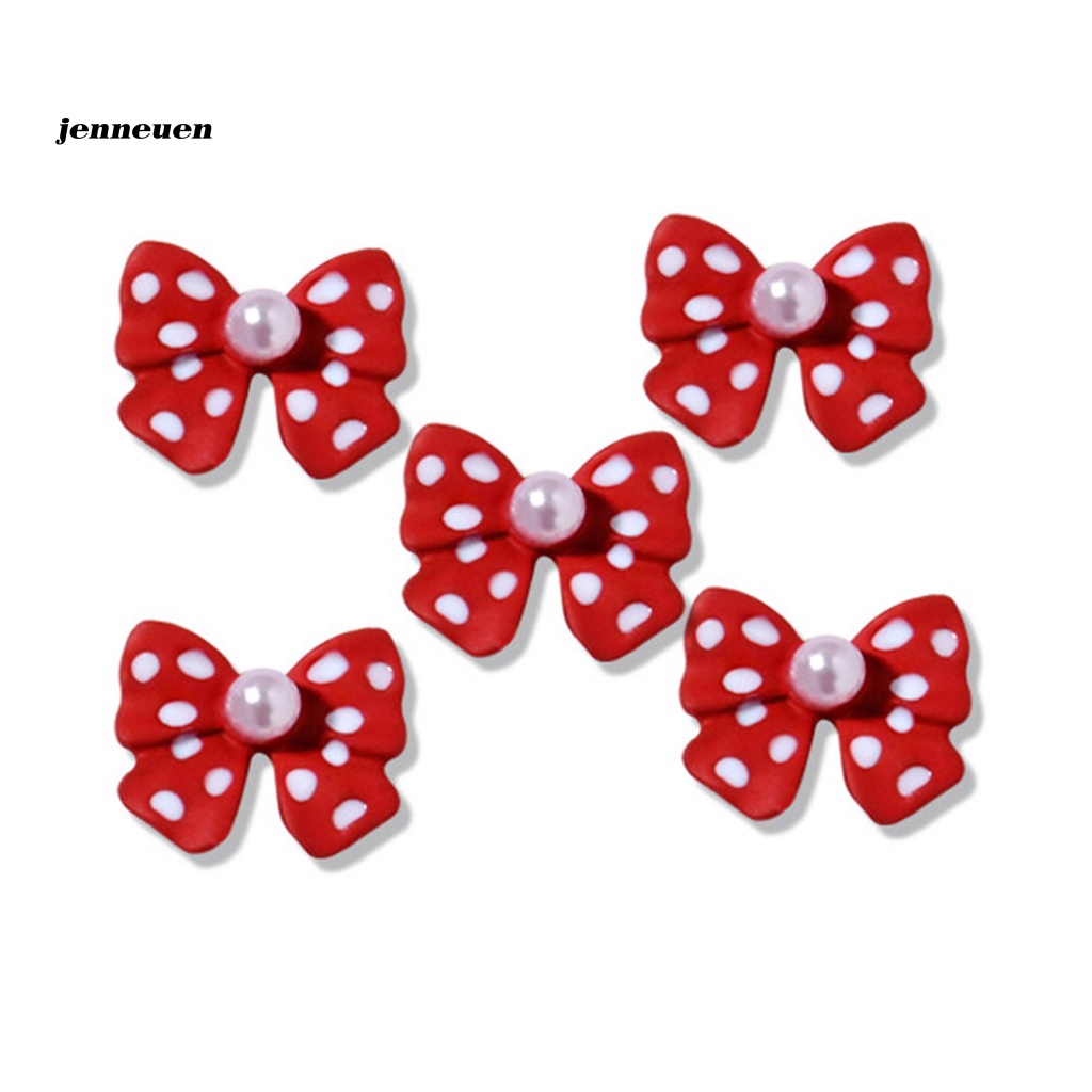 Set 5 Phụ Kiện Đinh Tán Nơ 3D Trang Trí Móng Tay