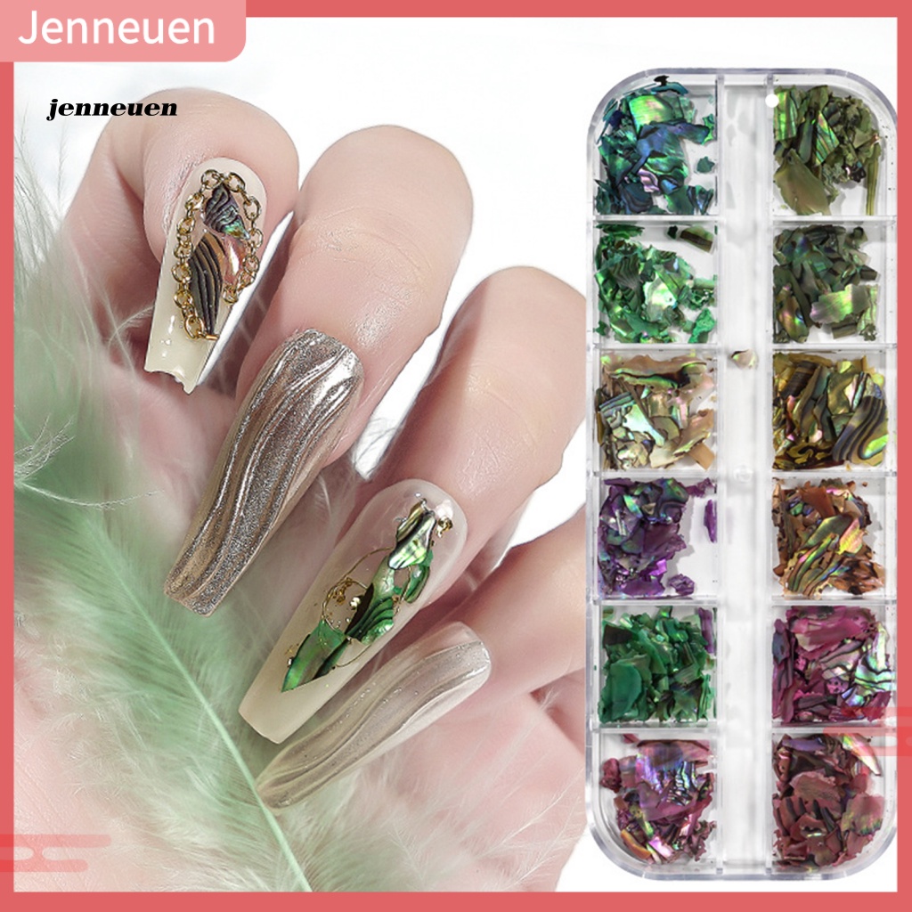 1 Hộp Phụ Kiện Trang Trí Móng Tay Lấp Lánh Dành Cho Nữ