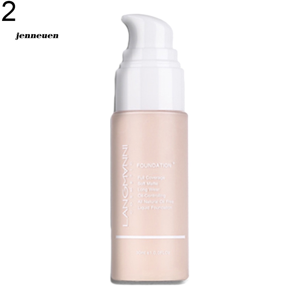 Kem Nền Dạng Lỏng Che Khuyết Điểm Toàn Diện Làm Trắng Da Chống Thấm Nước JEN Langmanni