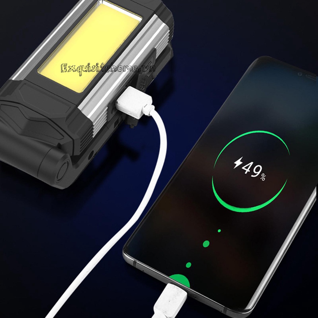 Đèn LED Cắm Trại Chống Nước IPX6 800LM 6H 2200mAh