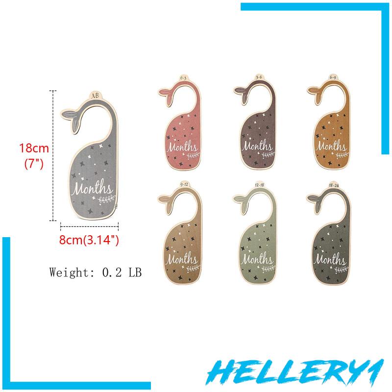 Set 7 Miếng Dán Dùng Để Chia Ngăn Tủ Quần Áo Em Bé Đa Năng Tiện Dụng