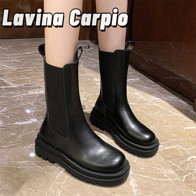 Lavina Carpio Giày Bốt Nữ Kiểu Đơn Giản Thời Trang