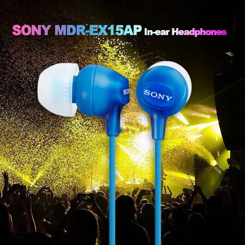 Tai Nghe Nhét Tai SONY-EX15AP Jack 3.5mm Bass Trầm Có Micro Tiện Dụng