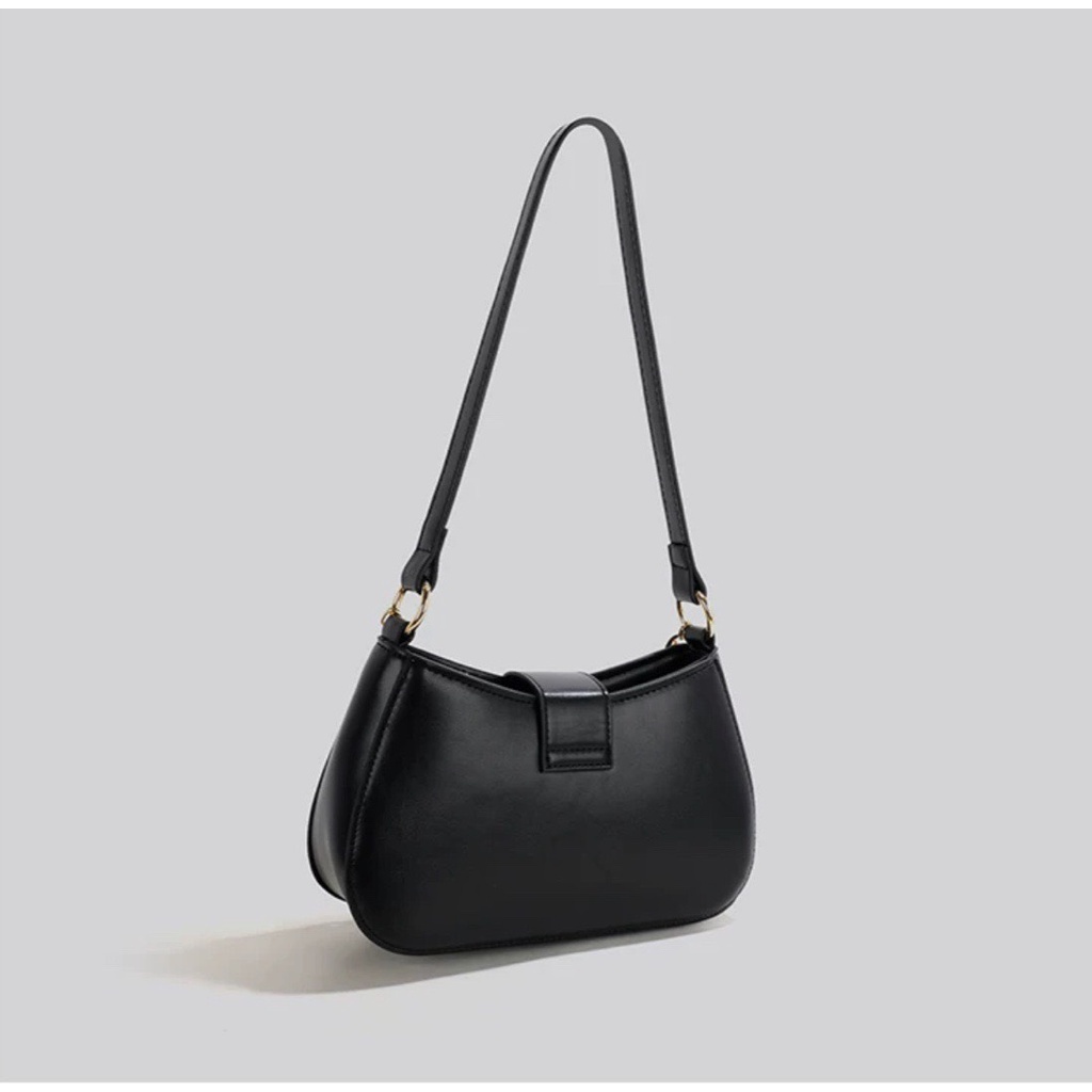 Túi kẹp nách nữ đeo chéo khóa tròn thời trang hàn quốc giá rẻ đi chơi Eva Bag