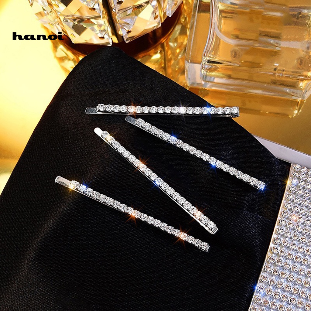 Set 2 / 4 Kẹp Tóc Đính Đá Thời Trang Nữ