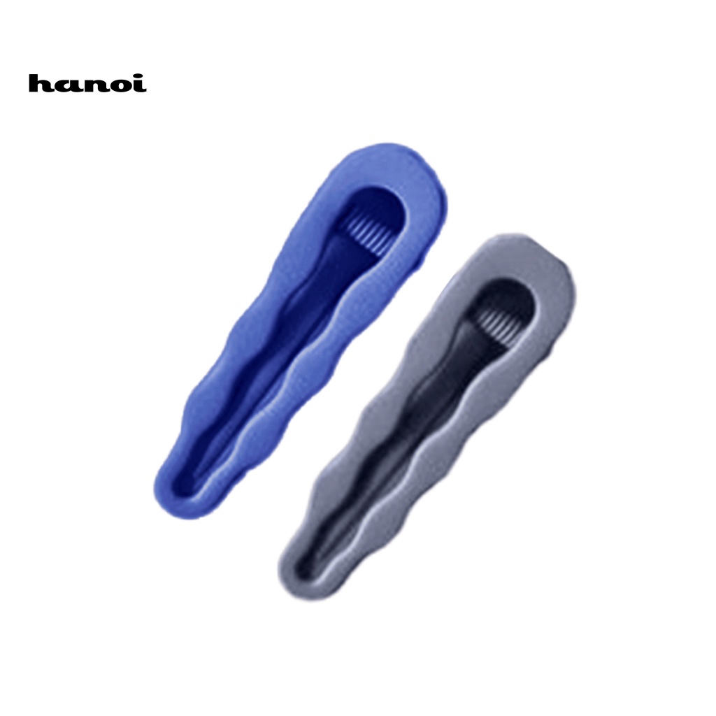 Set 2 Kẹp Tóc Màu Trơn Co Giãn Chống Trượt Trọng Lượng Nhẹ Dành Cho Nữ