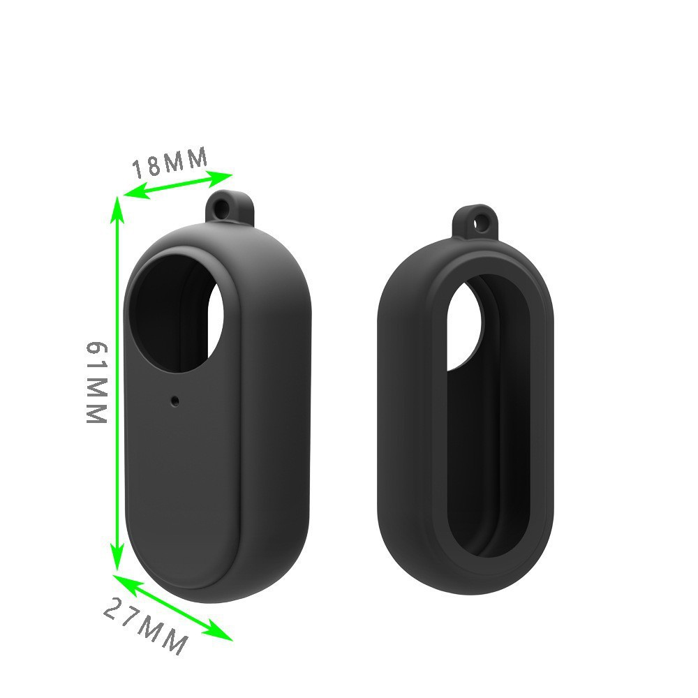 Thích hợp cho máy ảnh ngón tay cái Insta360 GO 3 Máy ảnh Silicone Case, Chống bụi Drop Body Bảo vệ Cover, Ba màu