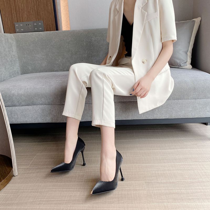 Giày Cao Gót Mũi Nhọn Thiết Kế Mới Cao Cấp Thời Trang Dành Cho Nữ