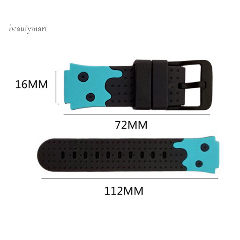 Vòng Đeo Tay Silicone Chống Mài Mòn 20mm beautymartm1 Cho Đồng Hồ Thông Minh 20mm