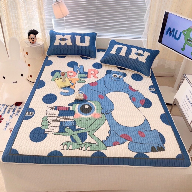 Bộ Thảm Lót Giường Ba Món Bằng Cao Su Mềm Thoáng Mát Mùa Hè Cho Trẻ Em