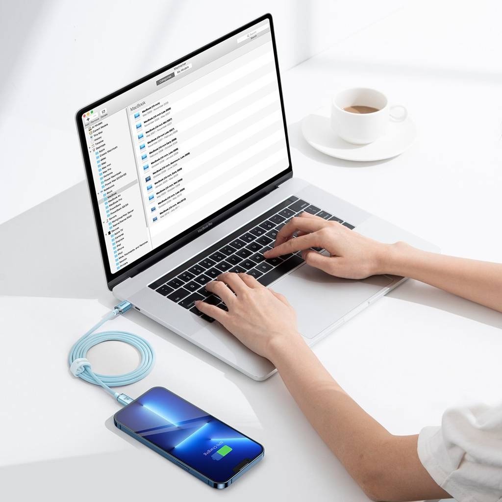 Cáp sạc nhanh 20W Baseus Crystal dây dù cao cấp siêu bền cho 12 13 14 11 HaiBunStore