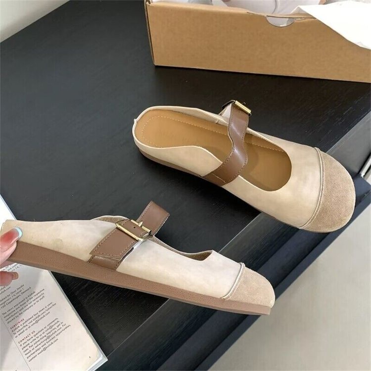 Giày Búp Bê Mũi Tròn Thời Trang Dành Cho Nữ / Size 35-40