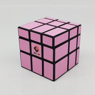 Đồ Chơi Khối Rubik Gương Dán Tường Màu Hồng Đen Giáo Dục Cho Trẻ