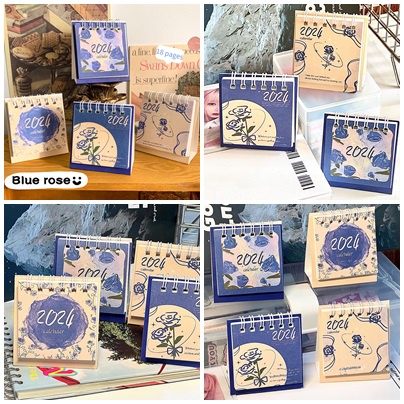 Lịch 2024 Để Bàn Màu Sắc Ngẫu Nhiên