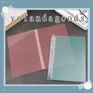 Bìa rời A5/ B5/ Kẹp 20/ 26 còng có thể thêm túi bằng nhựa giữ ghi chú/ đồ dùng văn phòng/ nhiều màu
