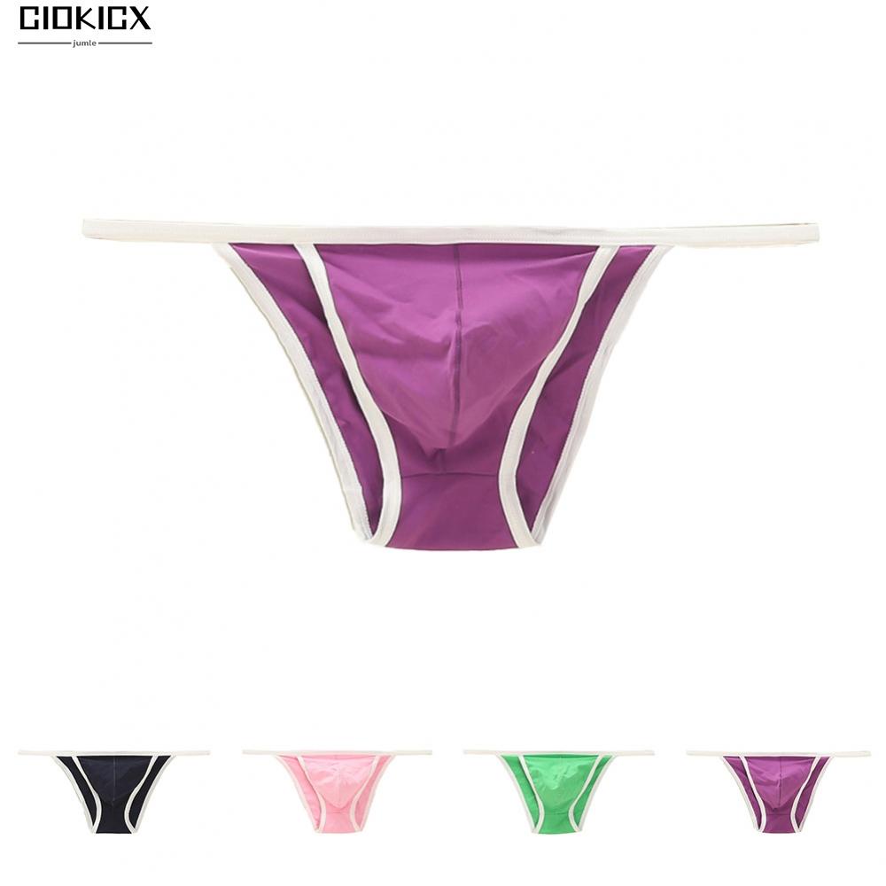 Chất lượng cao cấp cotton jersey nam bikini thong túi có đường viền màu sắc các loại