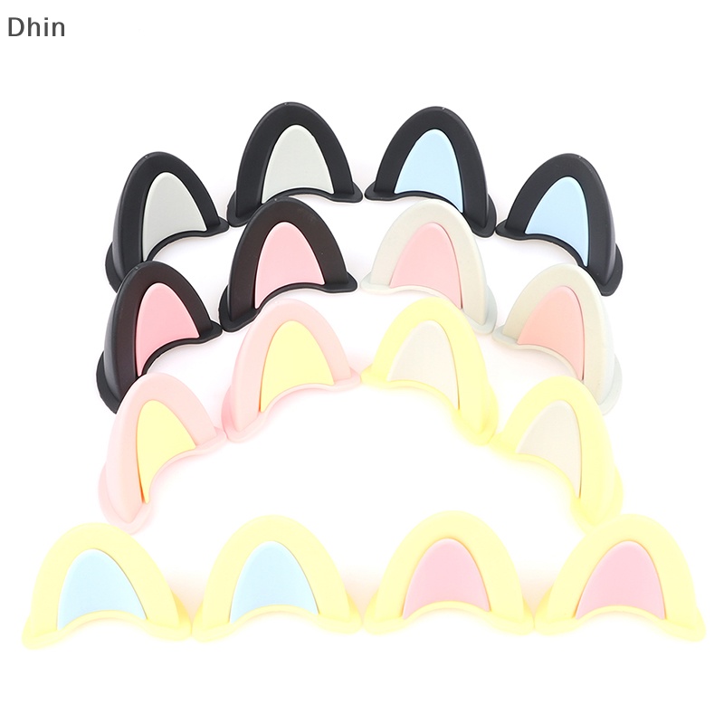 Set 2 Mũ Bảo Hiểm Hình Tai Mèo Dễ Thương Thông Dụng