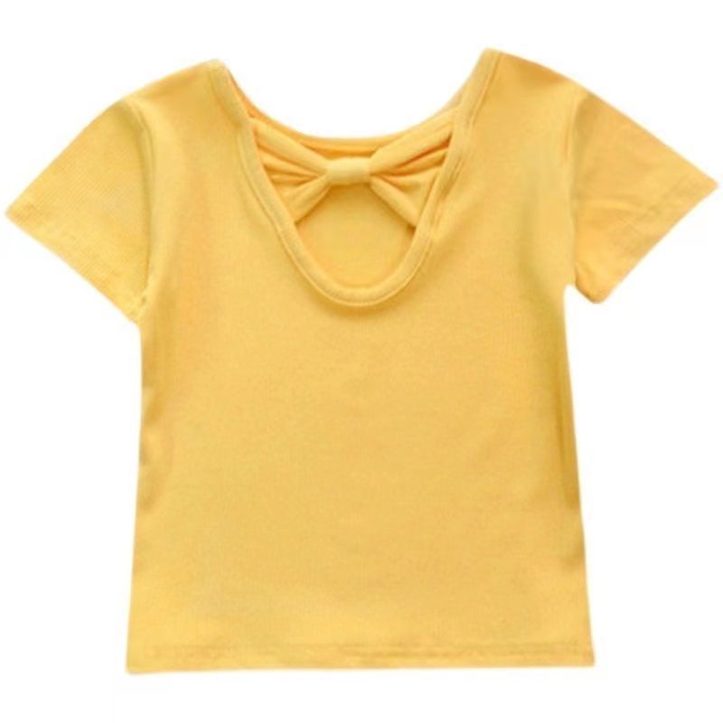 Áo Thun Ngắn Tay Thời Trang Xinh Xắn Cho Bé Gái