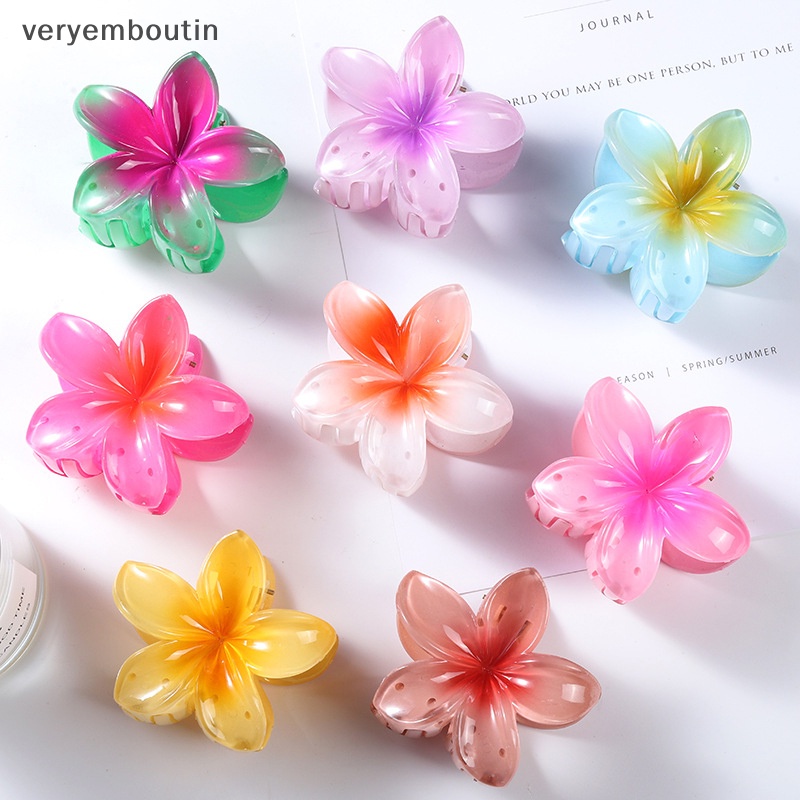 Kẹp Tóc Hoa Frangipani n Dễ Thương Thời Trang Cho Nữ