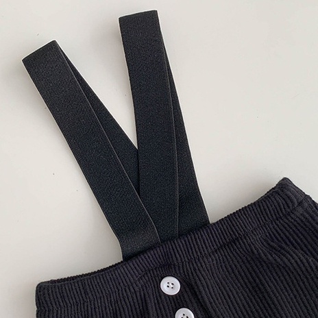 Quần Yếm Ngắn Màu Đen Thoải Mái Dễ Phối Đồ Thời Trang Mùa Hè Cho Bé Trai Và Gái