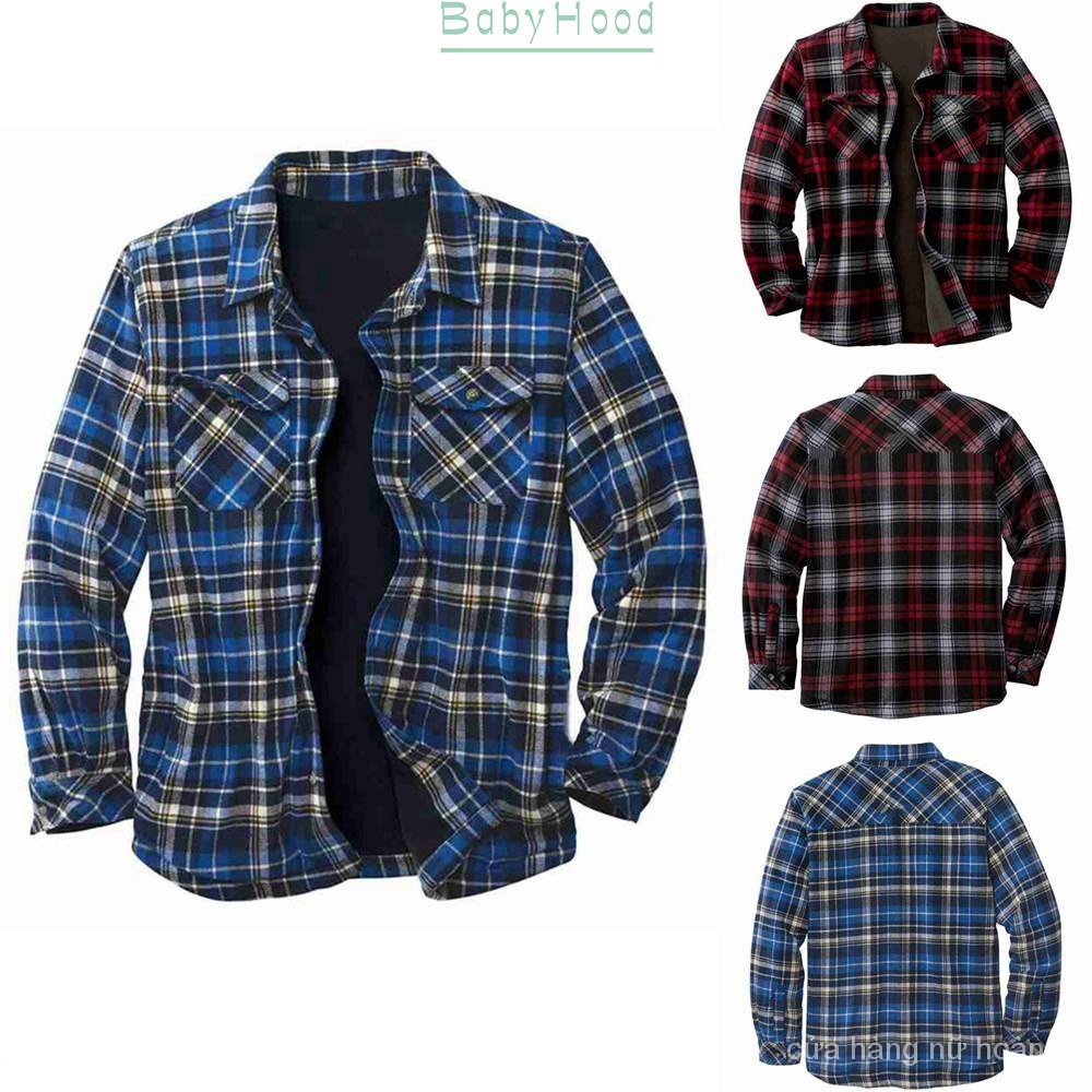 Áo Khoác Nam Đi Làm Bằng Vải Nỉ Lót Nỉ Kẻ Ô Sang Trọng Đơn Giản # Bb Hood