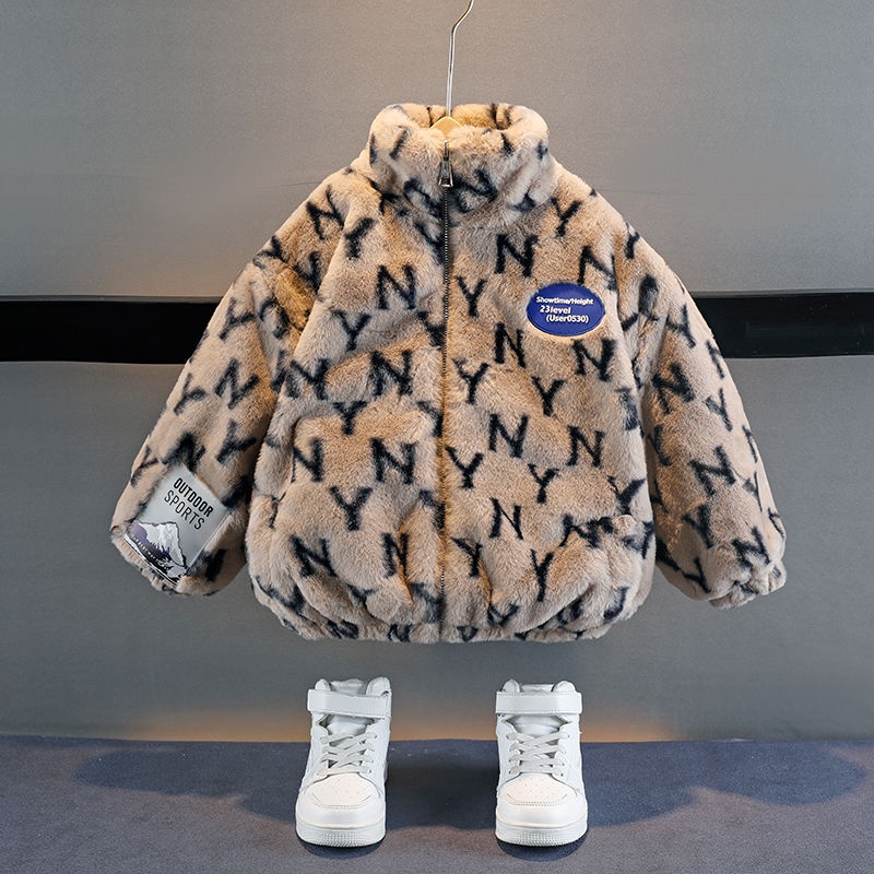 Áo Khoác Len Lông Cừu Phong Cách Mới 2023 Cho Bé Trai