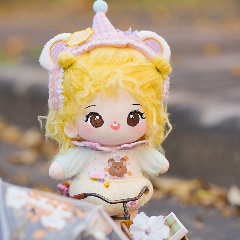 Búp Bê Đồ Chơi Nhồi Bông Tiktok 20cm Làm Quà Sinh Nhật Sáng Tạo DIY