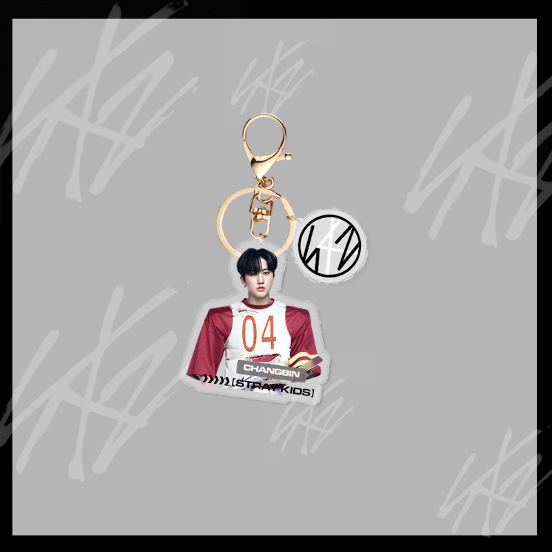 Móc Chìa Khóa Bằng Acrylic In Hình Nhóm Nhạc Kpop Stray Kids Mới